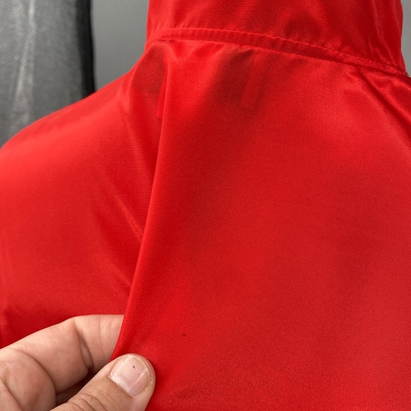 Vintage‎ Map Say NY Red Floral Vampy Blouse Women’s Med Large Button Up Western - Picture 5 of 15